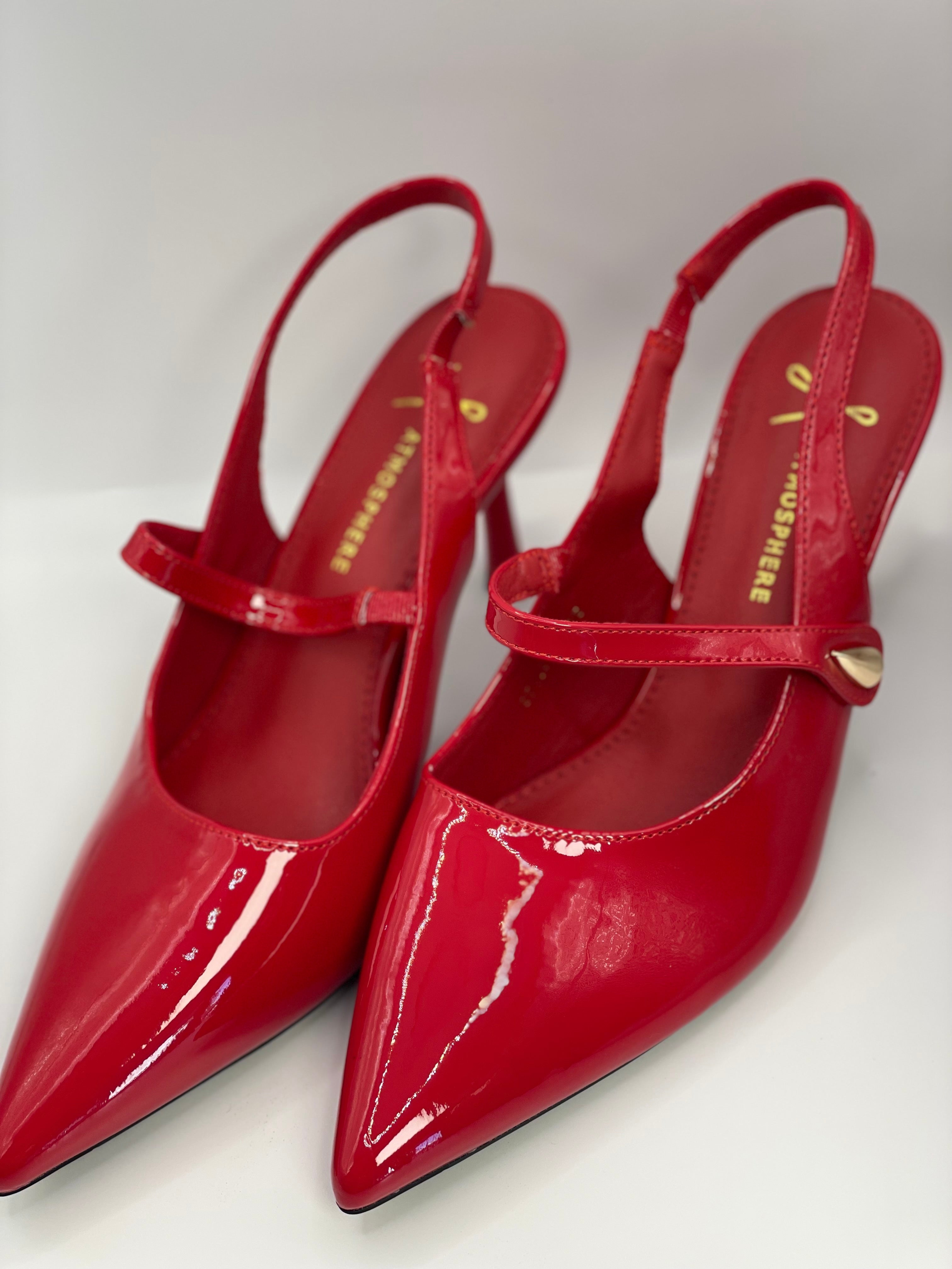 Elegant White Slingback Heels for Women | Pointed-Toe Stylish Shoes