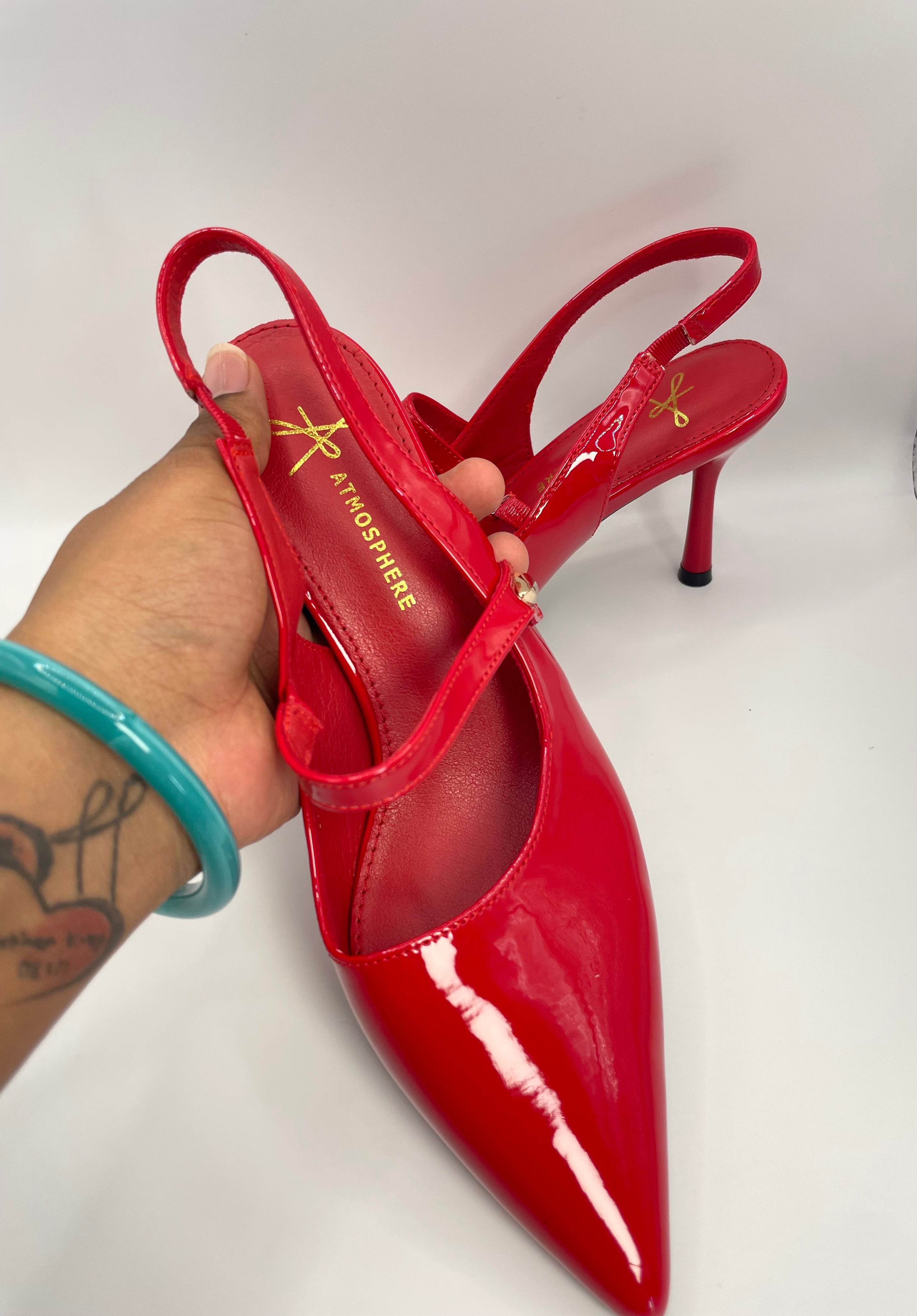 Elegant White Slingback Heels for Women | Pointed-Toe Stylish Shoes