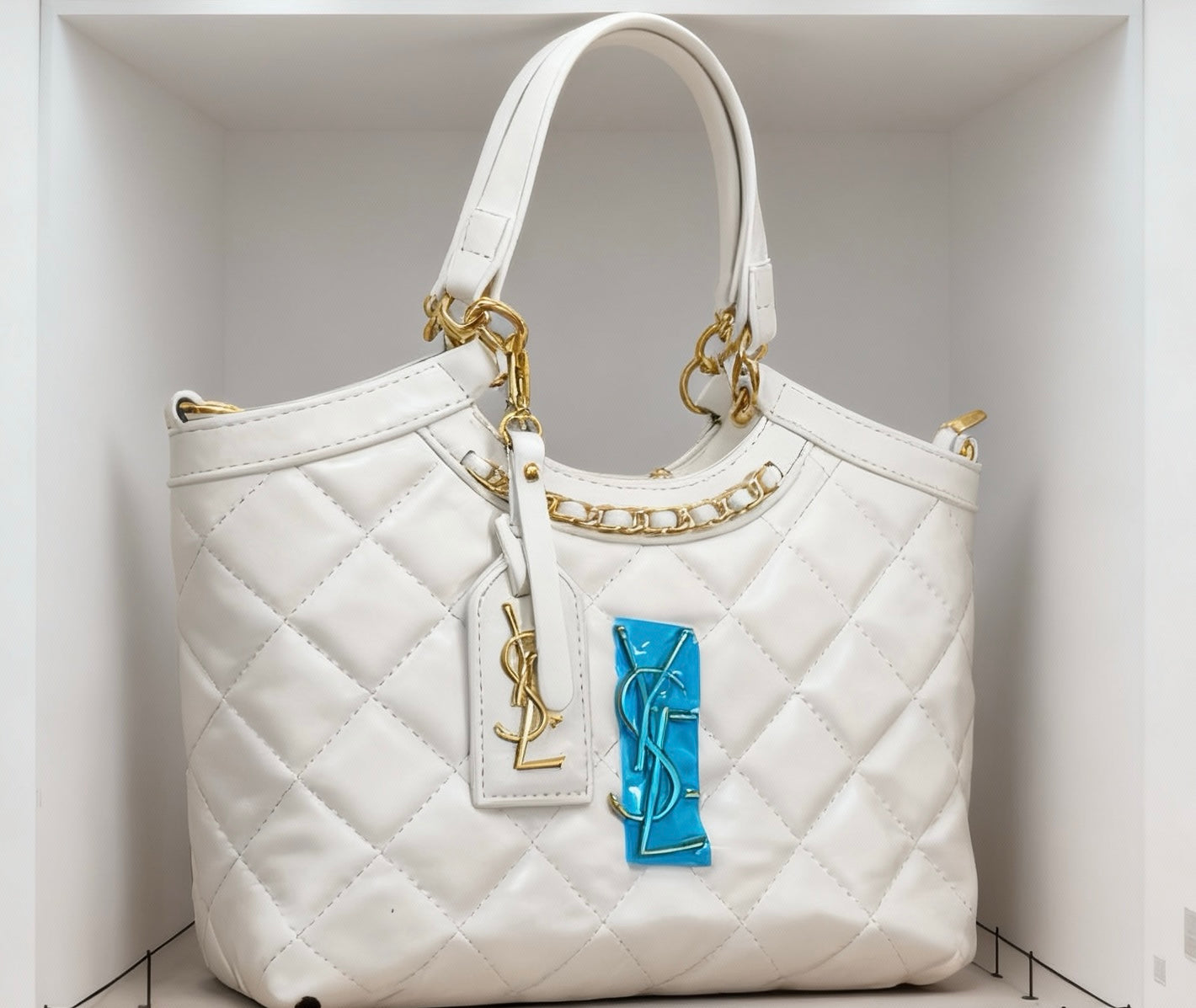 2025 Quilted Chain-Strap Hobo Bag for Women, Chic Minimalist Crossbody Purse, Unique Shoulder Bag