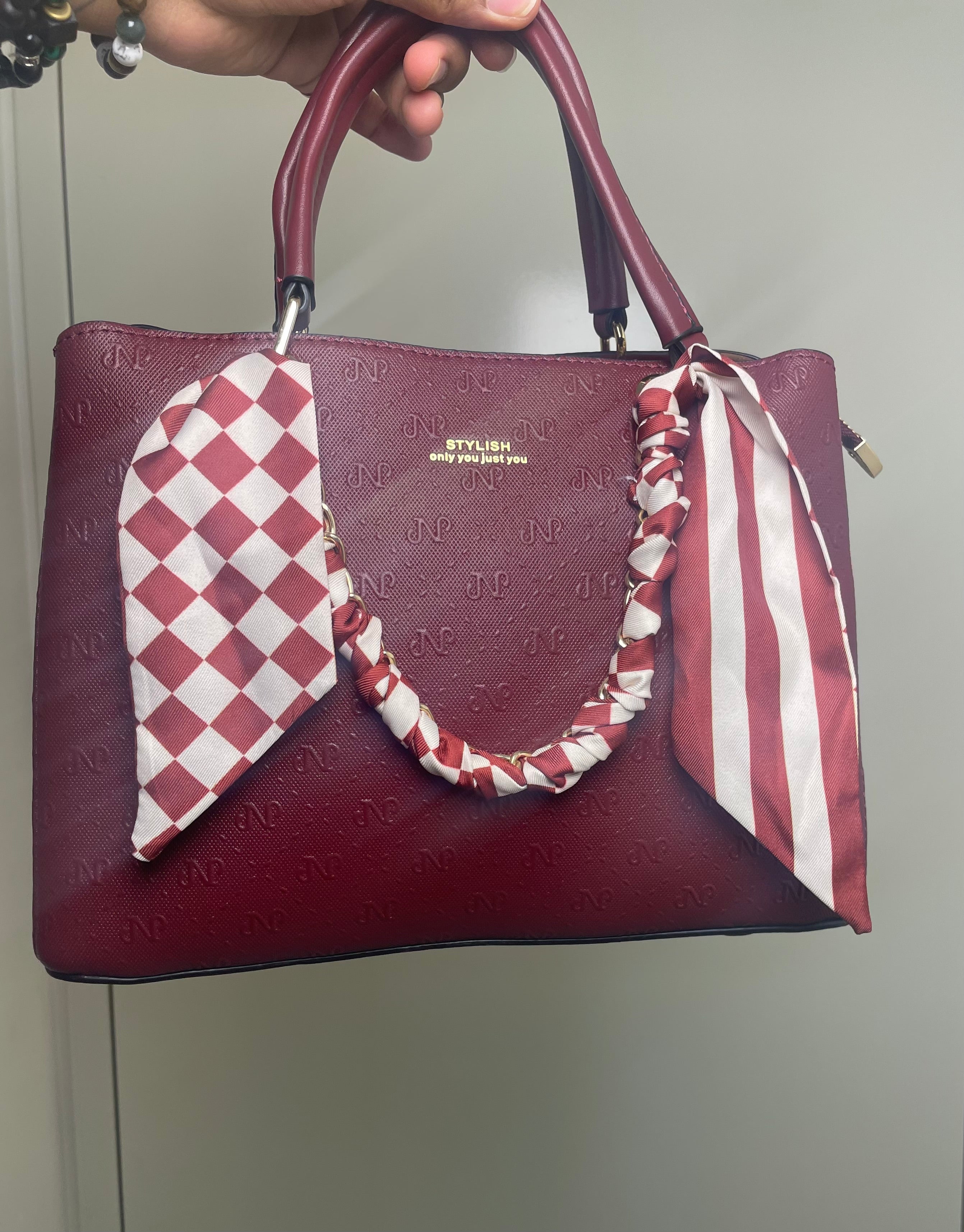 STYLISH only you just you  High-End Women Luxury Tote Bag With Classic Paris Style And Compact Size Suitable For Working Women