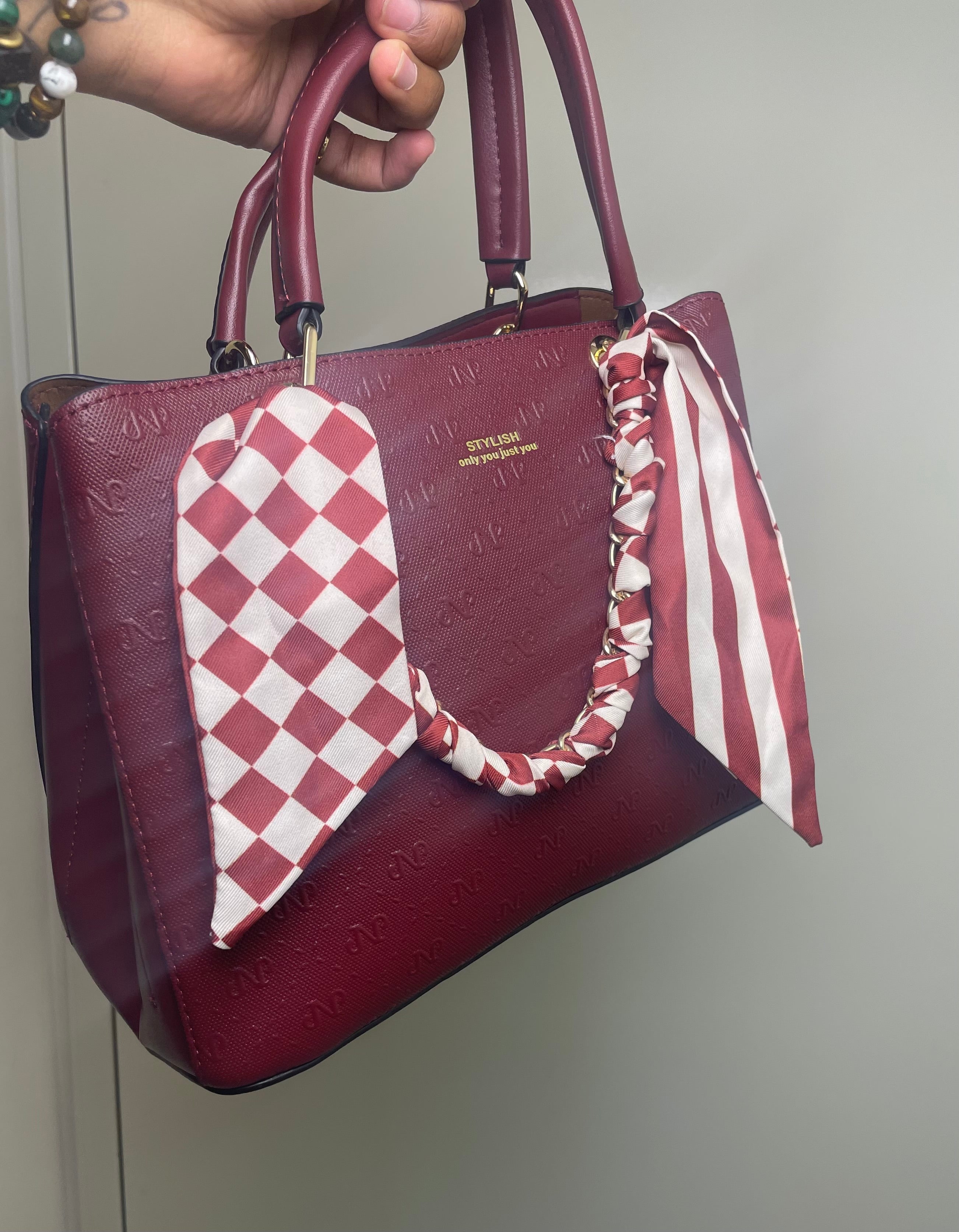 STYLISH only you just you  High-End Women Luxury Tote Bag With Classic Paris Style And Compact Size Suitable For Working Women