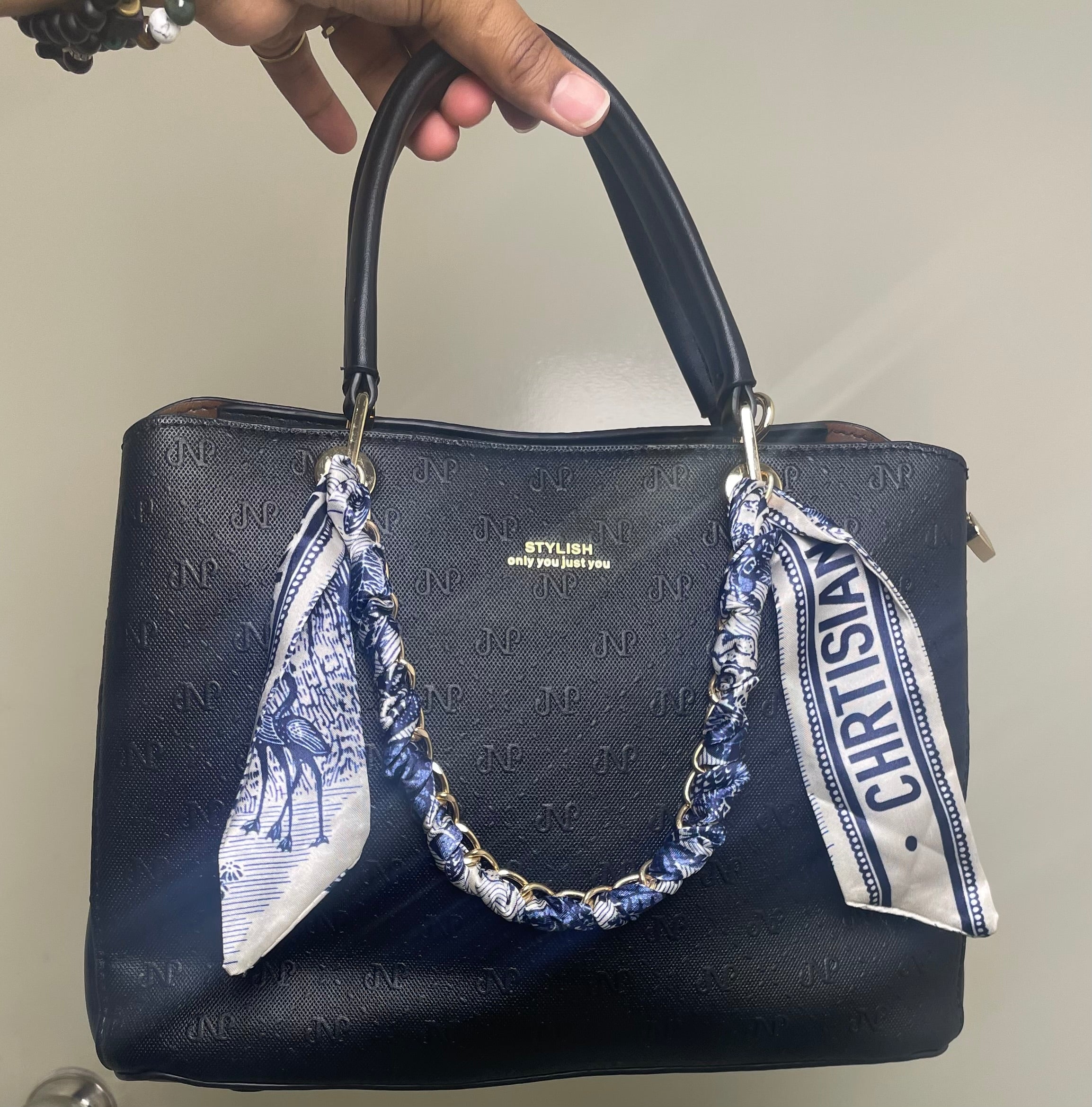 STYLISH only you just you  High-End Women Luxury Tote Bag With Classic Paris Style And Compact Size Suitable For Working Women